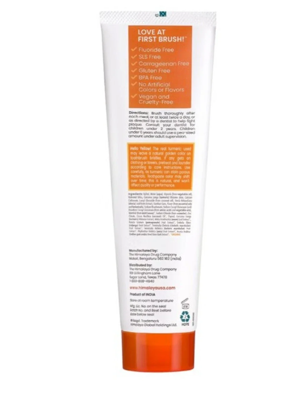 NWT 2 Boxes Of Turmeric + Coconut Oil Whitening Antiplaque Toothpaste - 4oz